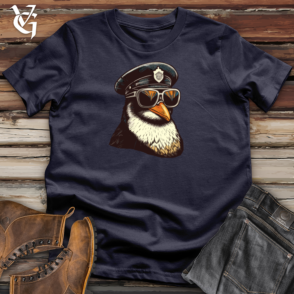 Viking Goods Patrol Penguin Cotton Tee Navy / L