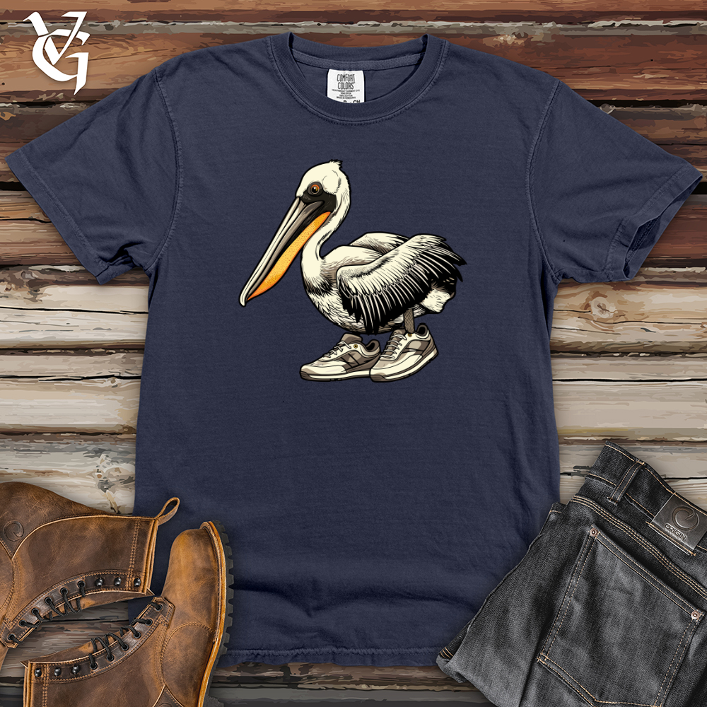 Viking Goods Pelican Pier Stride Sneaker Glide Heavy Cotton Comfort Colors Tee Navy / L