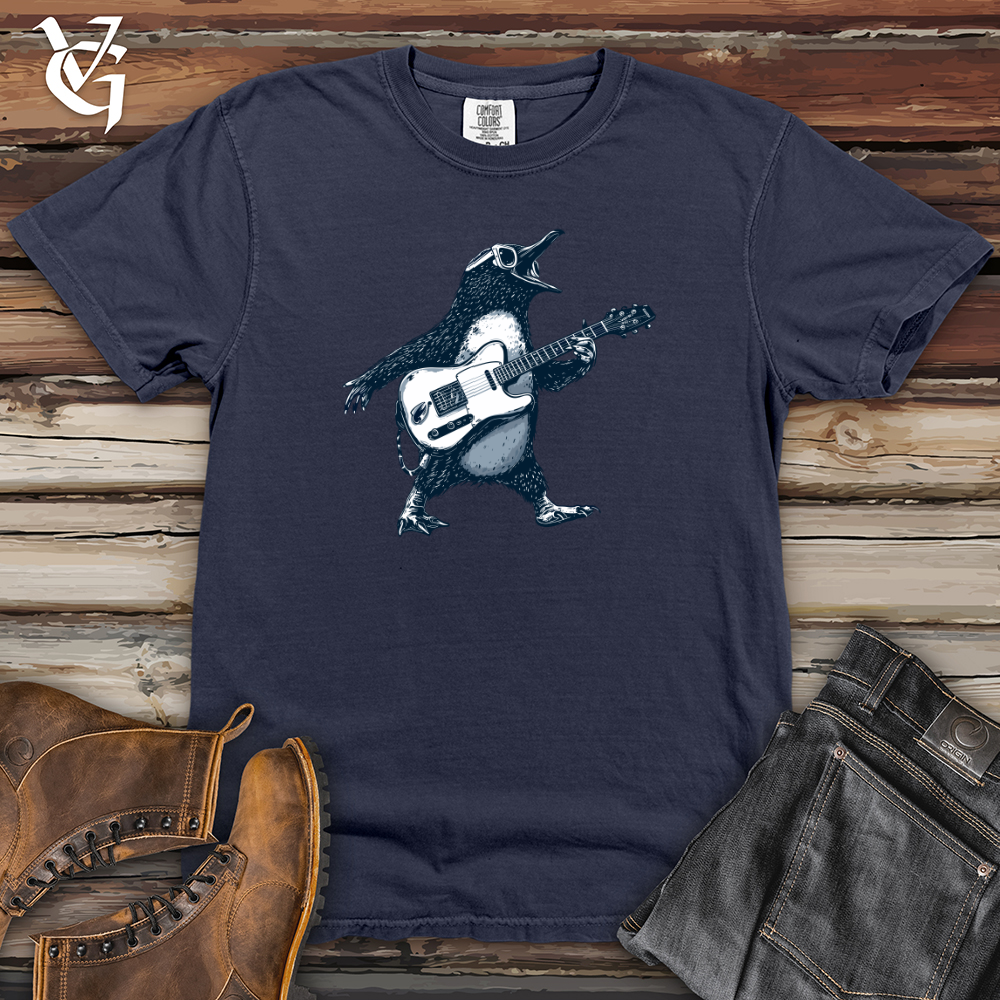Viking Goods Penguin Rockstar Solo Heavy Cotton Comfort Colors Tee Navy / L