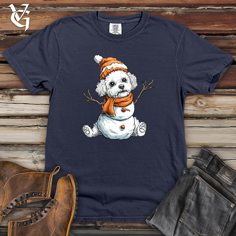 Viking Goods Piggy Beanie Smile Heavy Cotton Comfort Colors Tee Navy / L