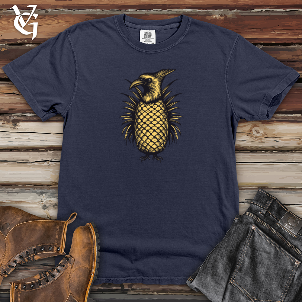 Viking Goods Pineapple Raven Heavy Cotton Comfort Colors Tee Navy / L