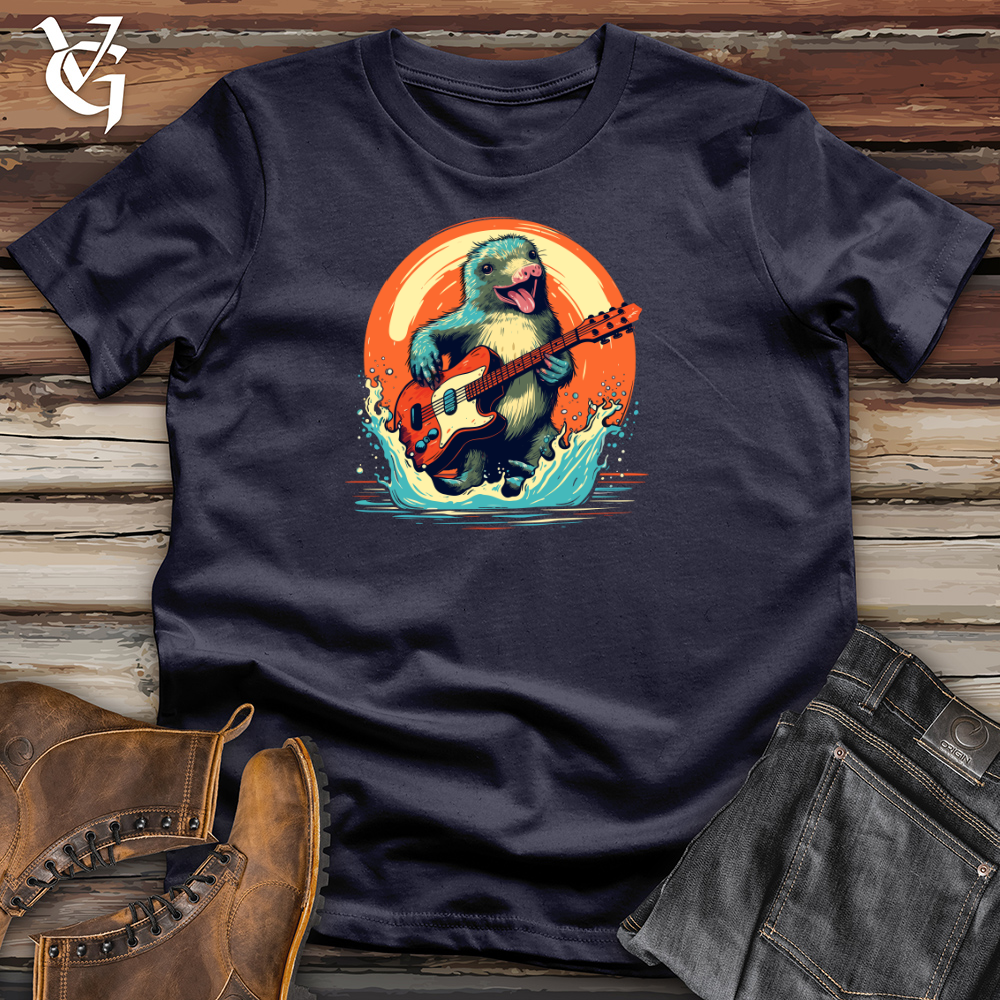 Viking Goods Platypus Aquatic Guitar Cotton Tee Navy / L