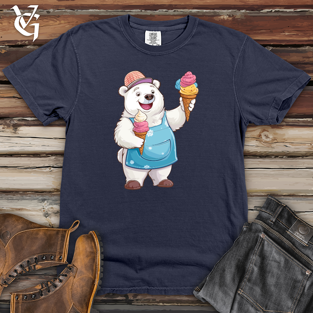 Viking Goods Polar Ice Cream Delight Heavy Cotton Comfort Colors Tee Navy / L
