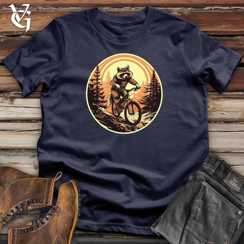 Viking Goods Raccoon Trail Rider Softstyle Tee Navy / L