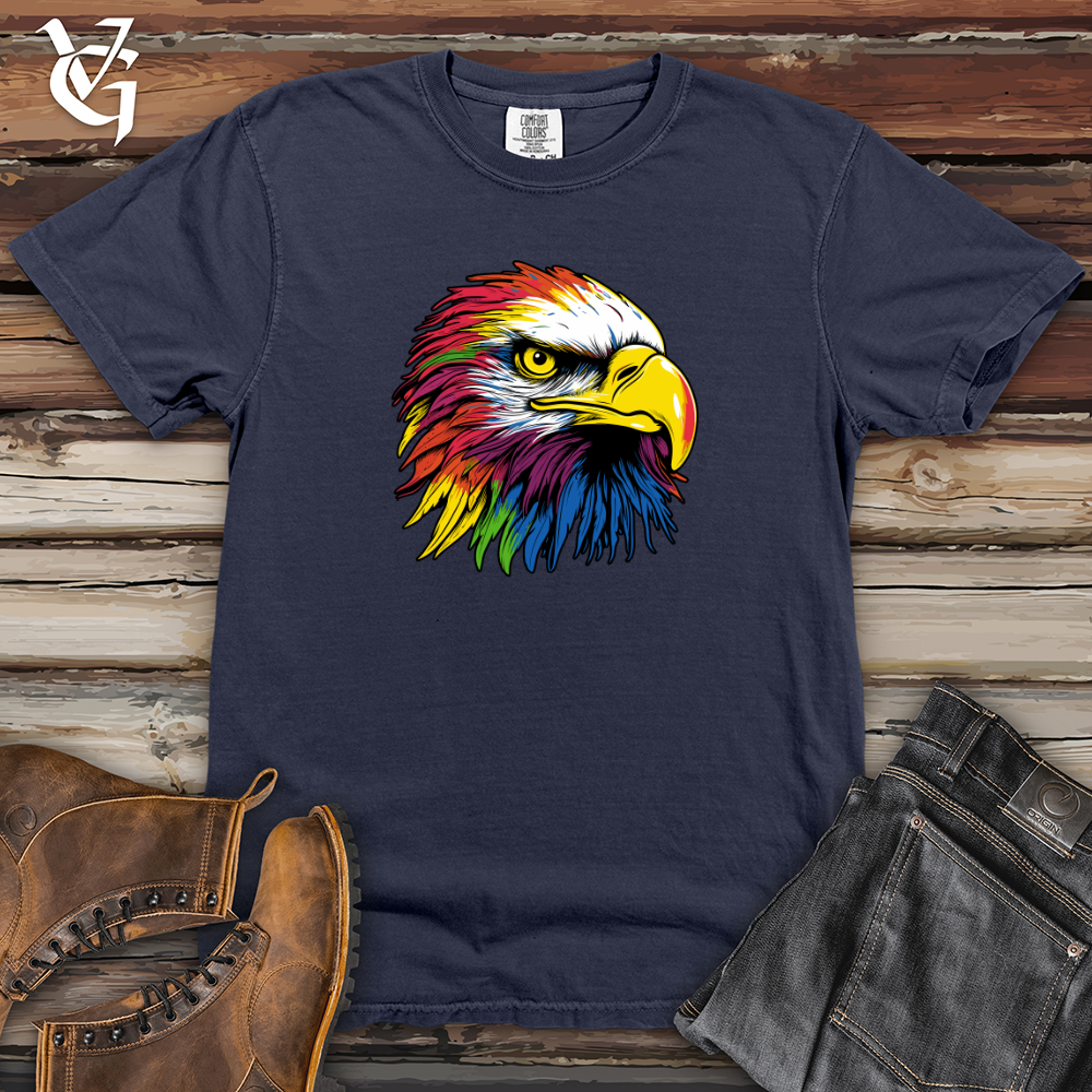 Viking Goods Radiant Soaring Eagle Heavy Cotton Comfort Colors Tee Navy / L