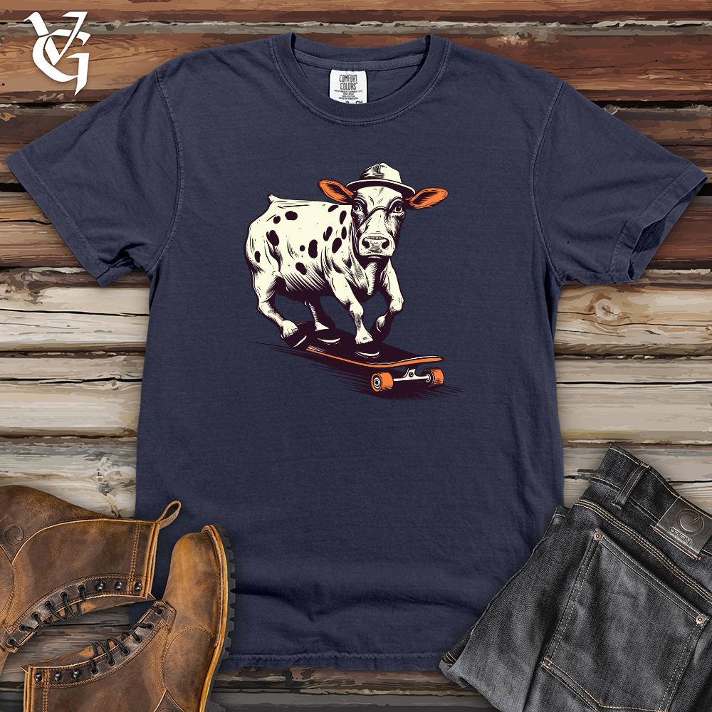 Viking Goods Radical Bovine Skater Heavy Cotton Comfort Colors Tee Navy / L