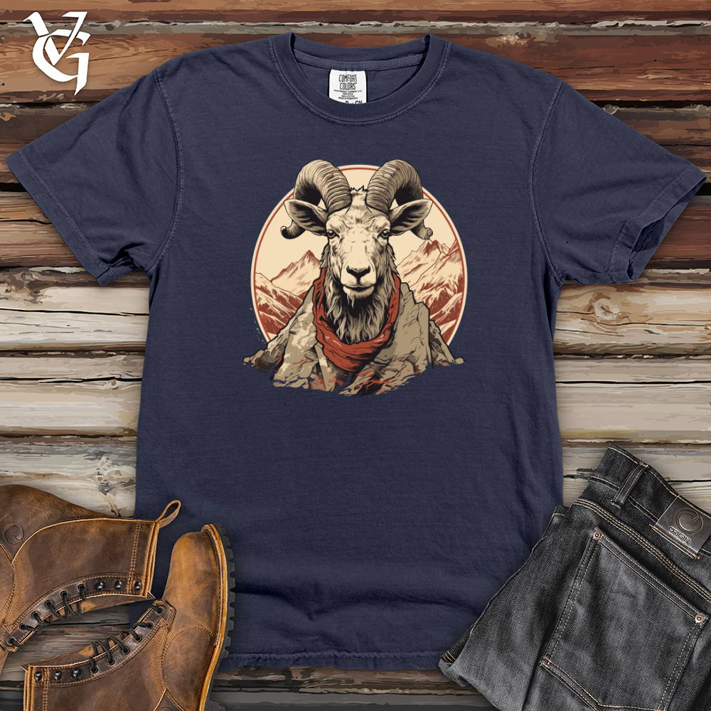 Viking Goods Ram Mountaineer Spirit Heavy Cotton Comfort Colors Tee Navy / L