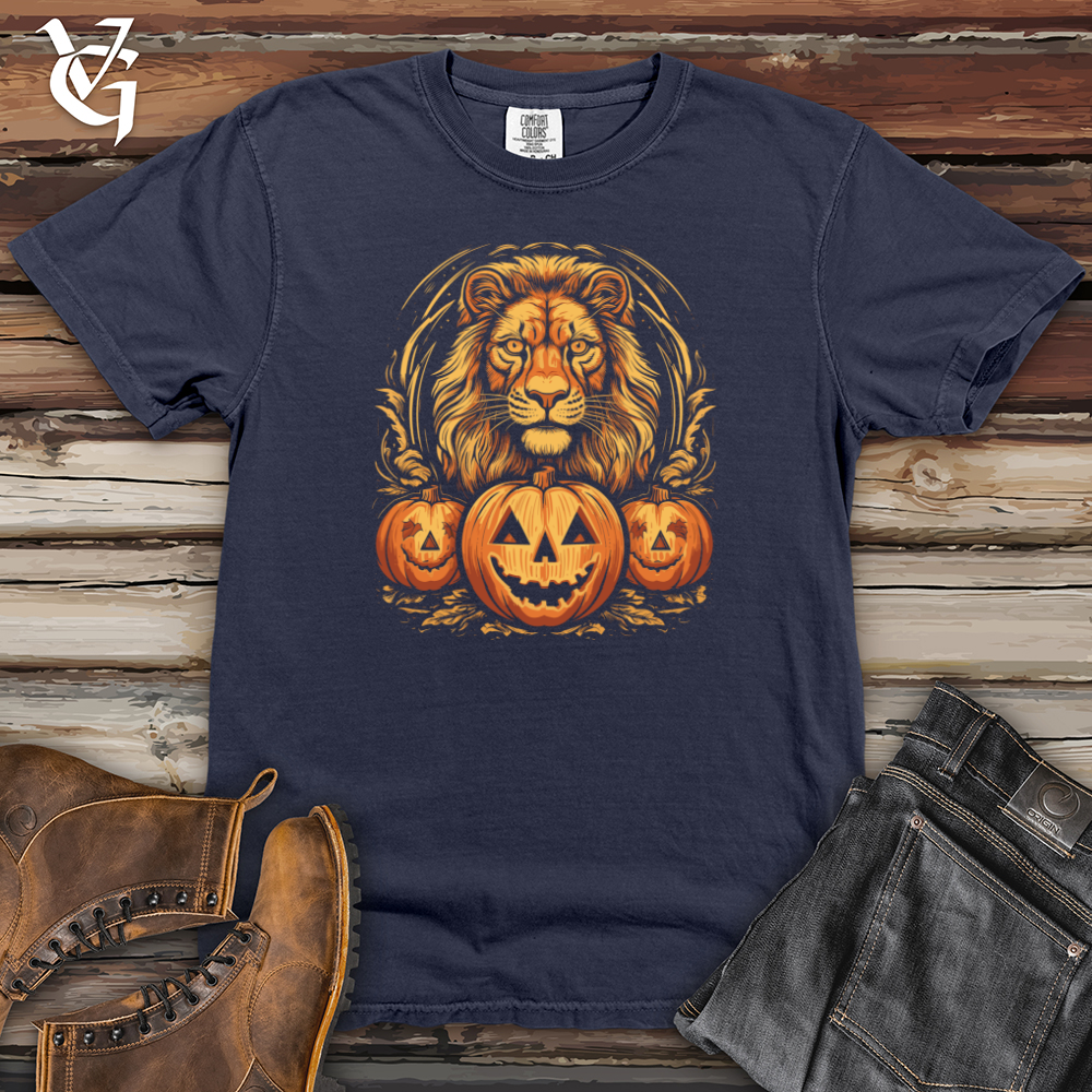 Viking Goods Regal Pumpkin Carver Heavy Cotton Comfort Colors Tee Navy / L