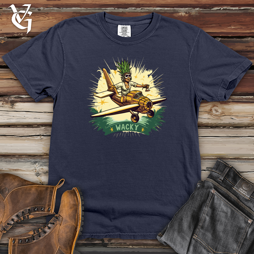 Viking Goods Retro Ace Pineapple Heavy Cotton Comfort Colors Tee Navy / L