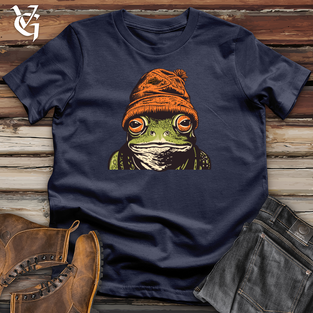 Retro Beanie Frog Softstyle Tee