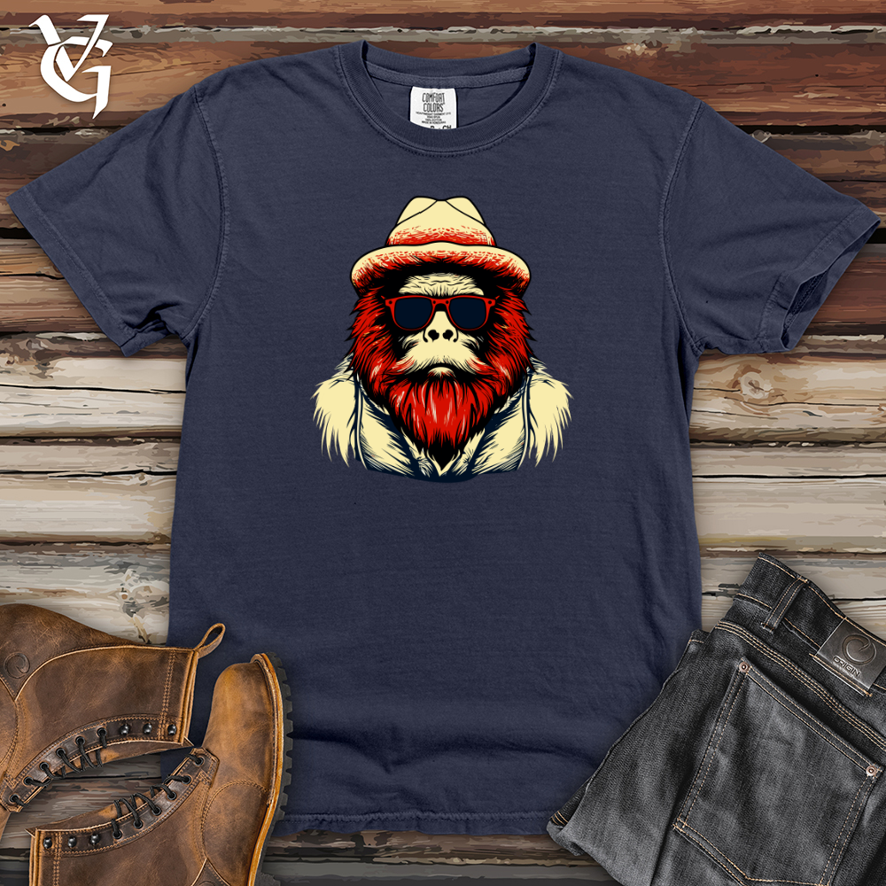 Viking Goods Retro Boss Yeti Heavy Cotton Comfort Colors Tee Navy / L