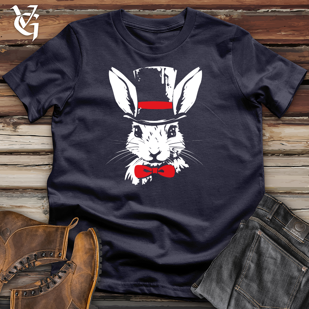 Viking Goods Retro Hare Elegance Cotton Tee Navy / L