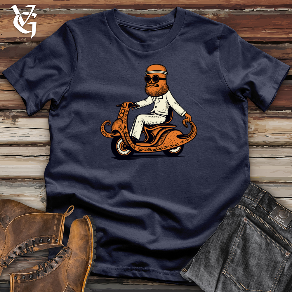 Viking Goods Retro Octoglide Softstyle Tee Navy / L