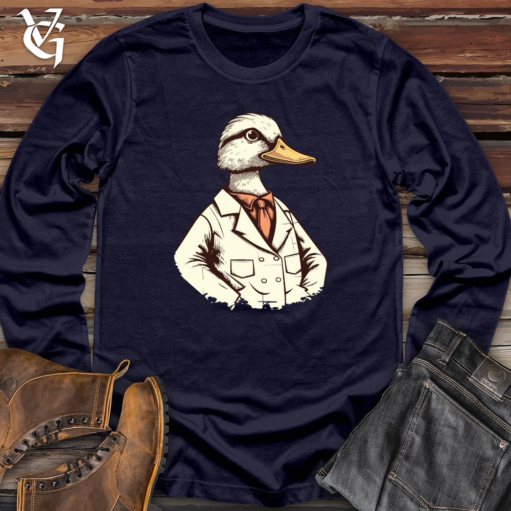 Viking Goods Retro Quack Medic Long Sleeve Navy / L