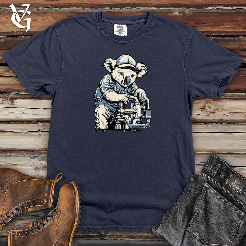 Viking Goods Retro Rooter Heavy Cotton Comfort Colors Tee Navy / L