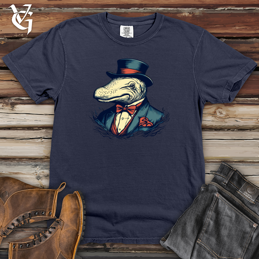 Viking Goods Retro Whaley Mobster Heavy Cotton Comfort Colors Tee Navy / L