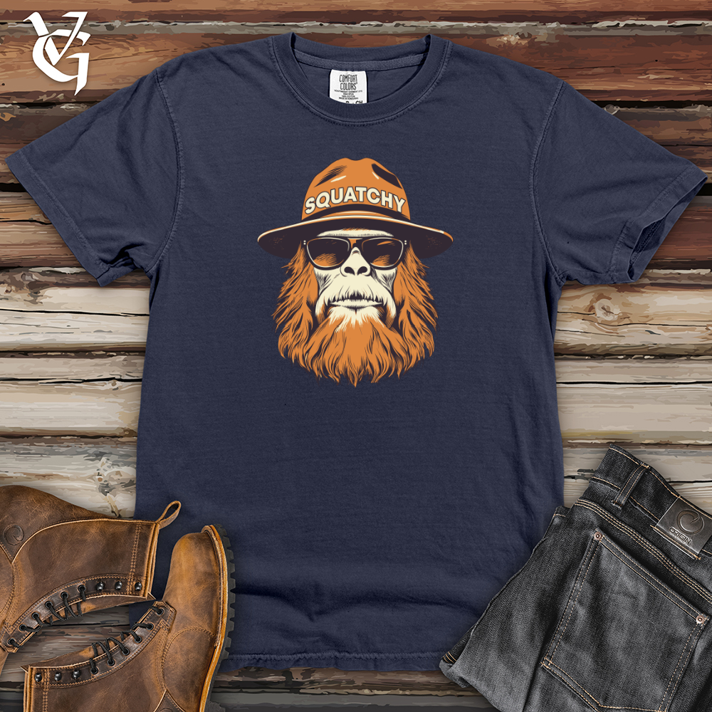 Viking Goods Retro Yeti Fever Heavy Cotton Comfort Colors Tee Navy / L