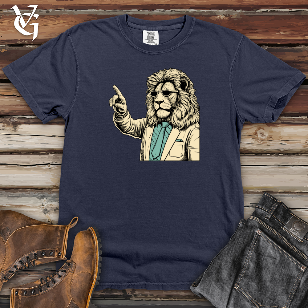 Viking Goods Roaring Classroom Wisdom Heavy Cotton Comfort Colors Tee Navy / L