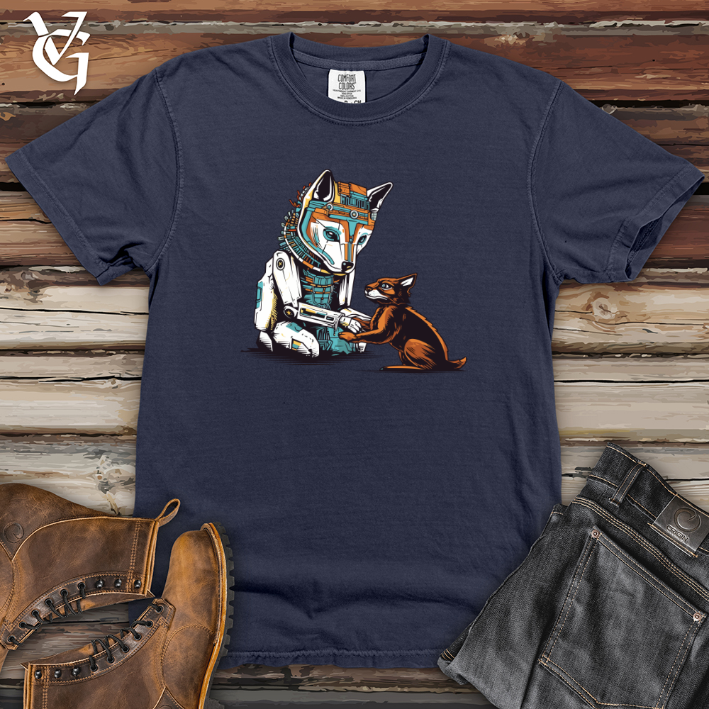 Viking Goods RoboFox Pal Heavy Cotton Comfort Colors Tee Navy / L