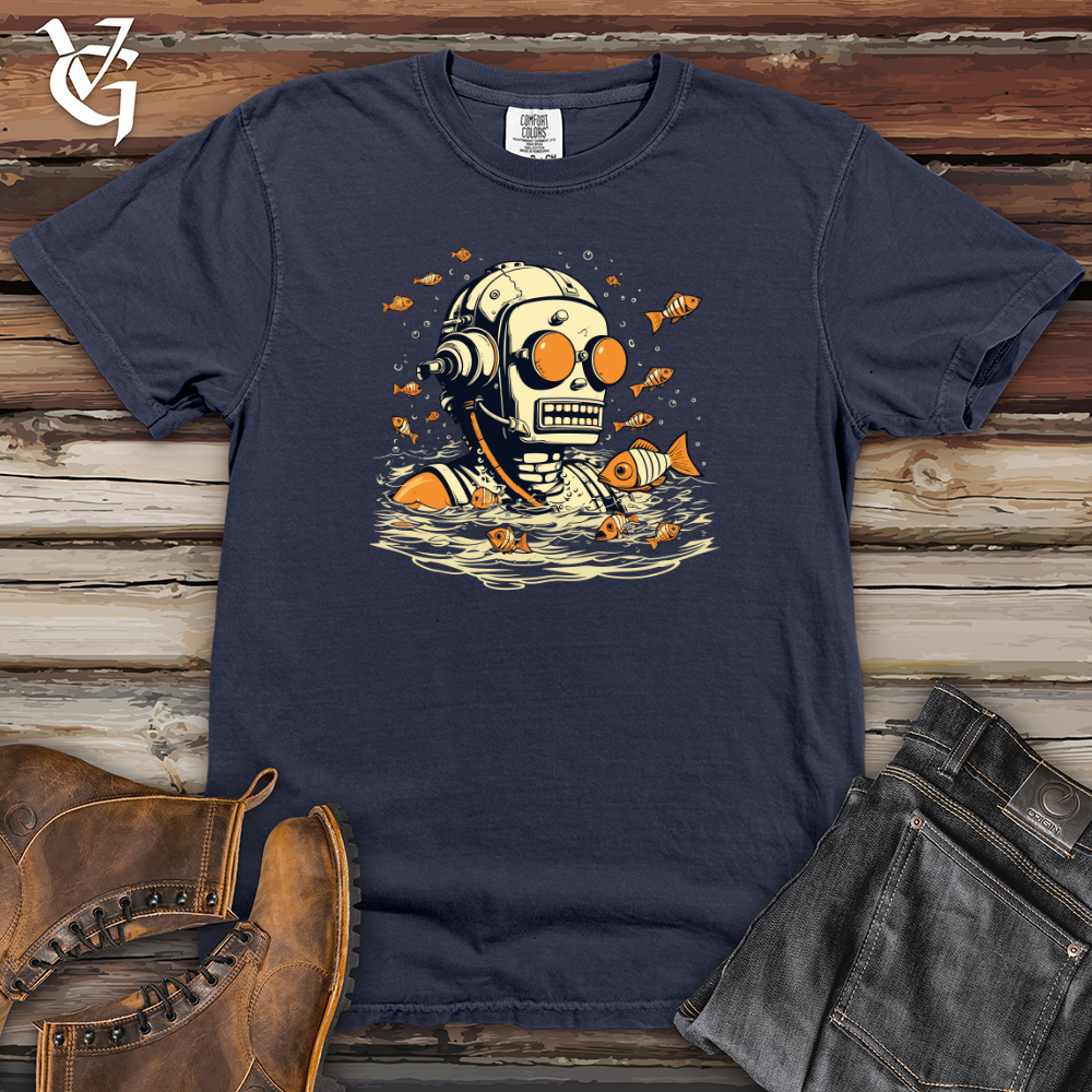 Viking Goods RoboSwim Heavy Cotton Comfort Colors Tee Navy / L