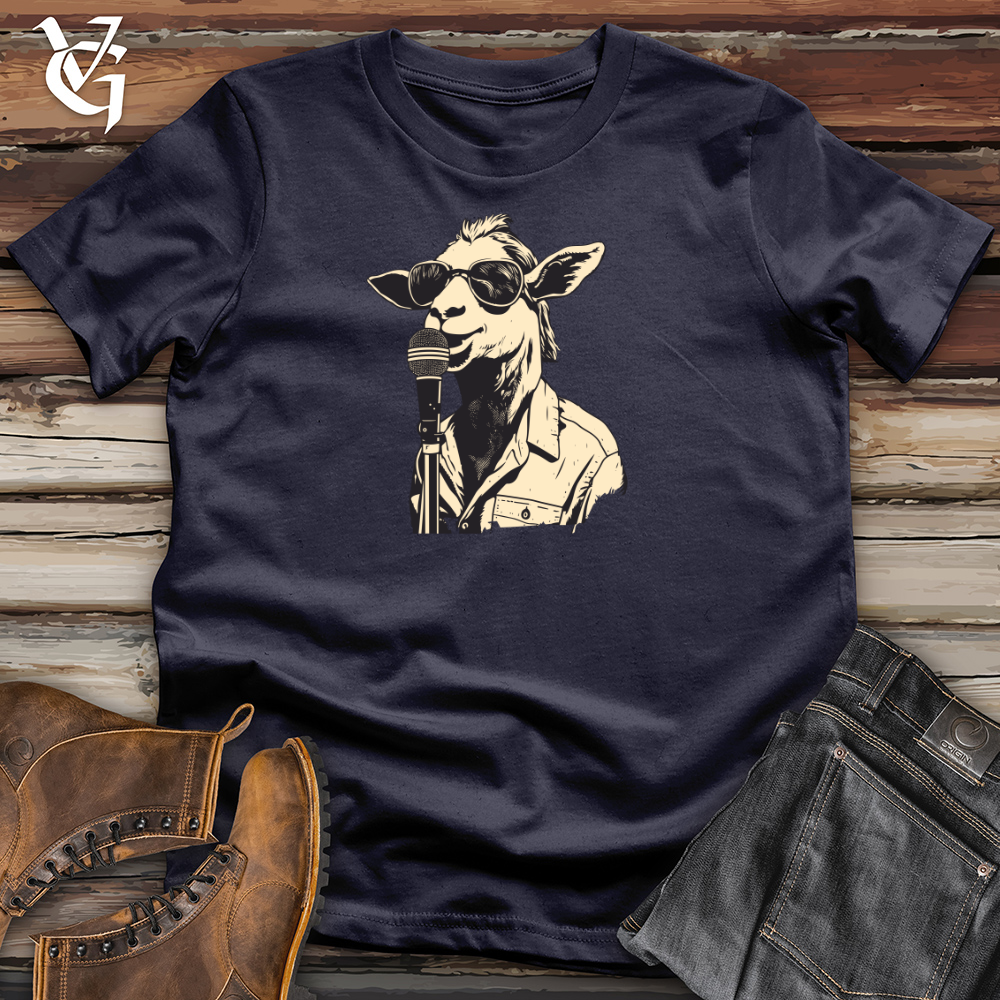 Viking Goods Rockin Goat Serenade 01 Cotton Tee Navy / L