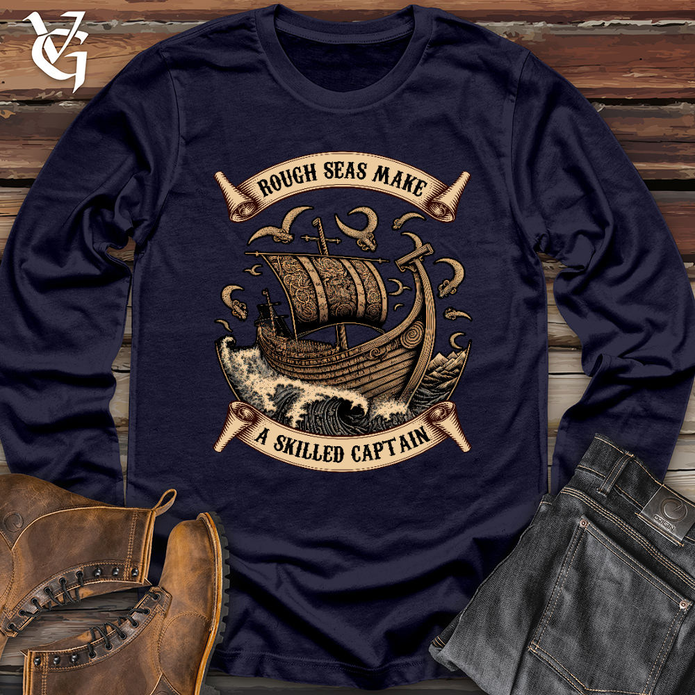 Viking Goods Rough Seas Long Sleeve Navy / L