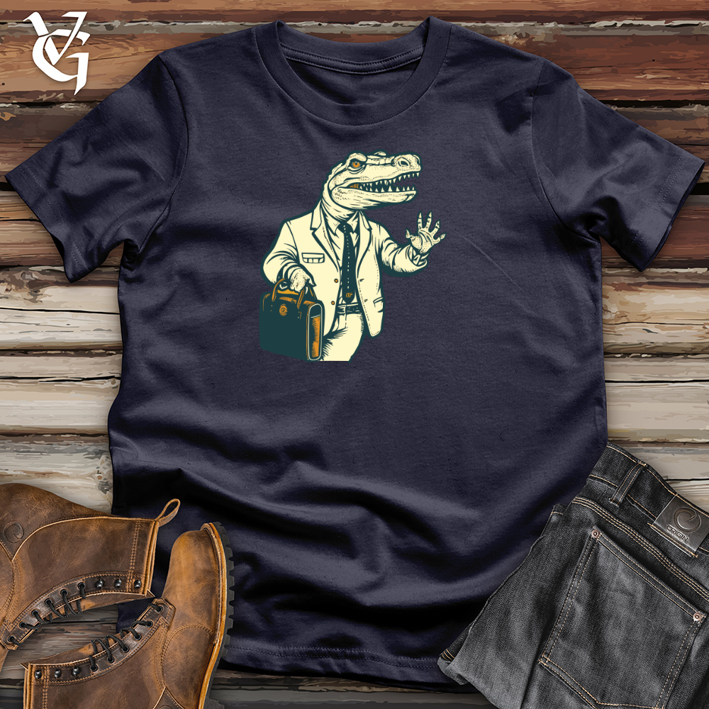 Viking Goods Savvy Gator Cotton Tee Navy / L