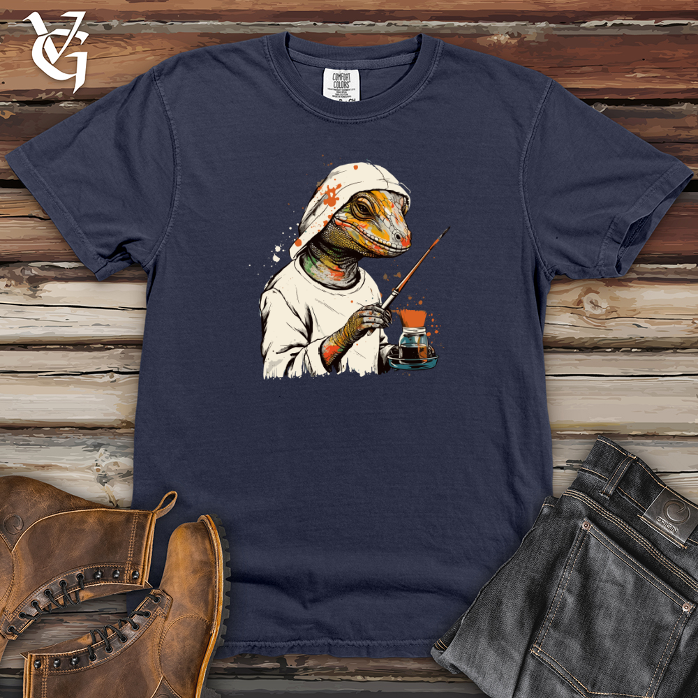 Viking Goods Scaled Artistry Heavy Cotton Comfort Colors Tee Navy / L