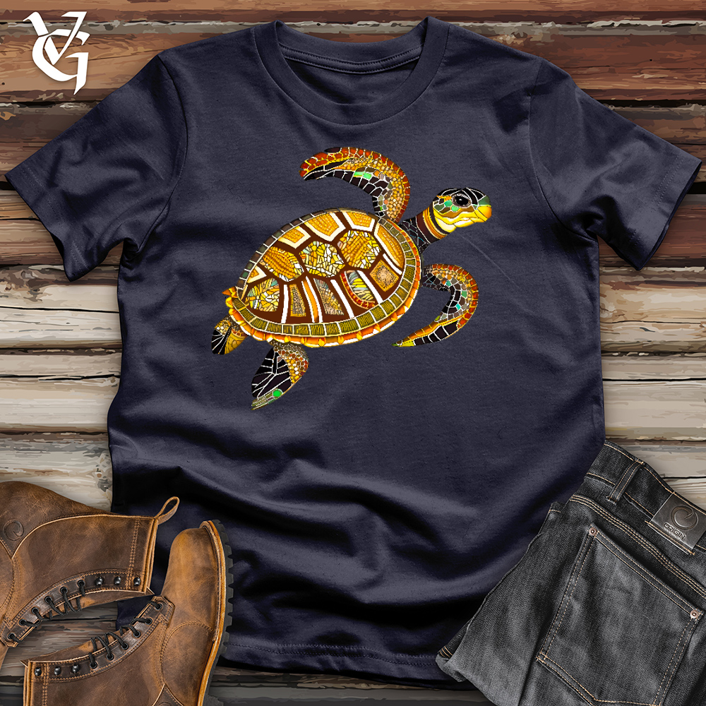 Viking Goods Sea Glass Turtle Cotton Tee Navy / L