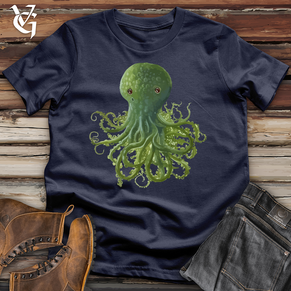 Viking Goods Seaweed Octopus Softstyle Tee Navy / L