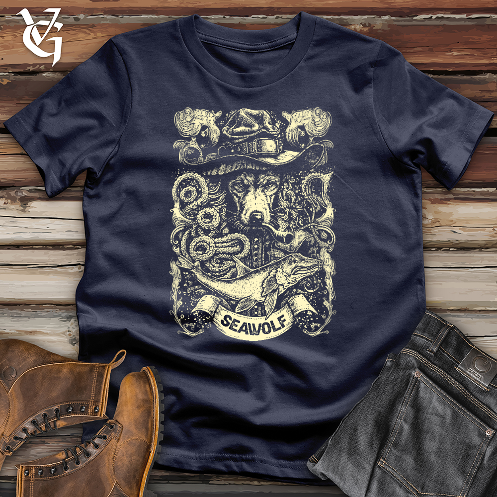 Viking Goods Seawolf Softstyle Tee Navy / L