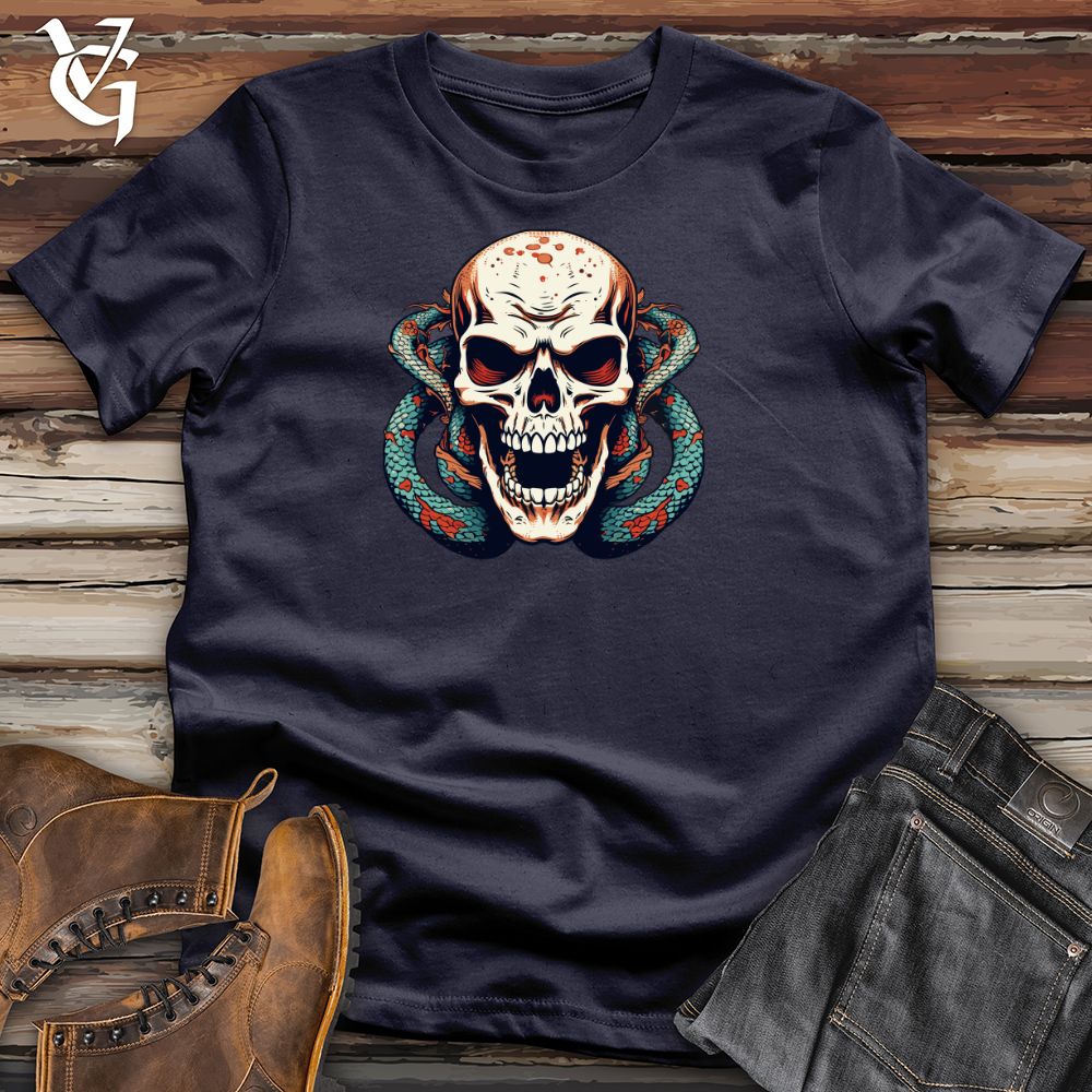 Viking Goods Serpents Remains Cotton Tee Navy / L