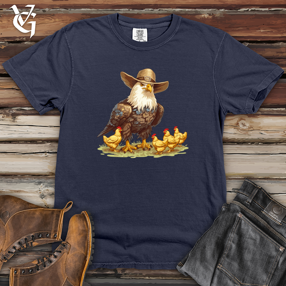 Viking Goods Sheriff Eagle Brood Heavy Cotton Comfort Colors Tee Navy / L