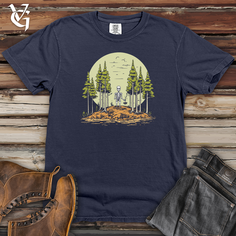 Viking Goods Skeletal Grove Gardener Heavy Cotton Comfort Colors Tee Navy / L