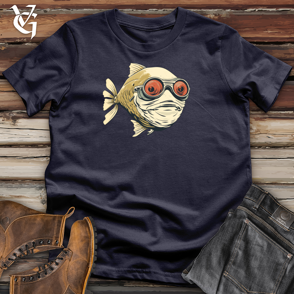 Viking Goods Skyborne Blobfish Pilot Cotton Tee Navy / L