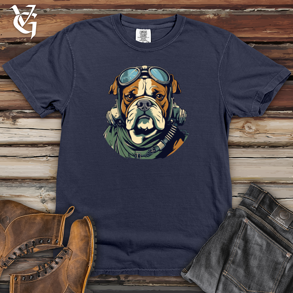 Viking Goods Skyhound Mechanic Heavy Cotton Comfort Colors Tee Navy / L