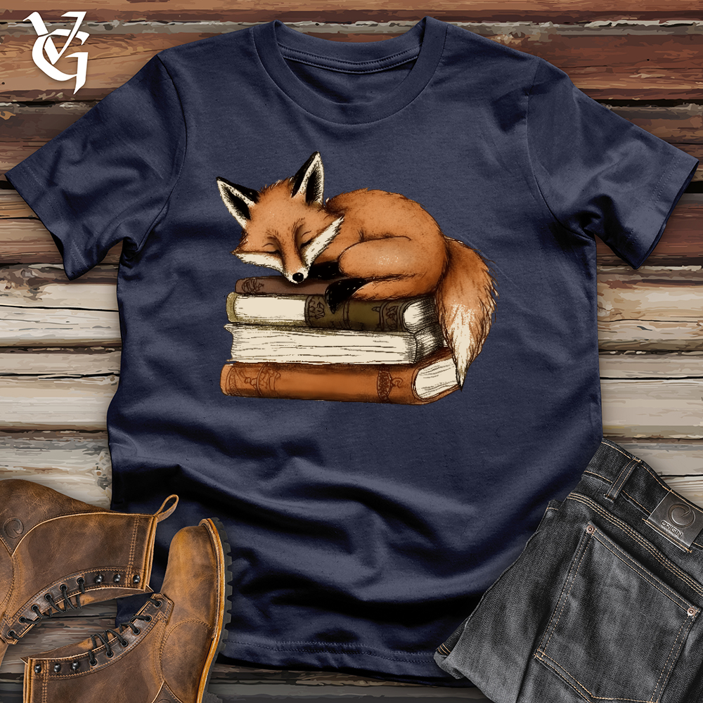 Viking Goods Sleep Fox Softstyle Tee Navy / L