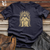 Viking Goods Sloth Regal Throne Cotton Tee Navy / L