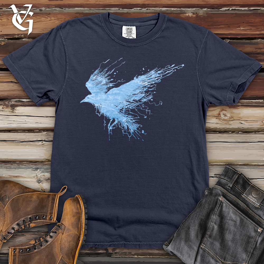 Viking Goods Smokey Winter Raven Heavy Cotton Comfort Colors Tee Black / L