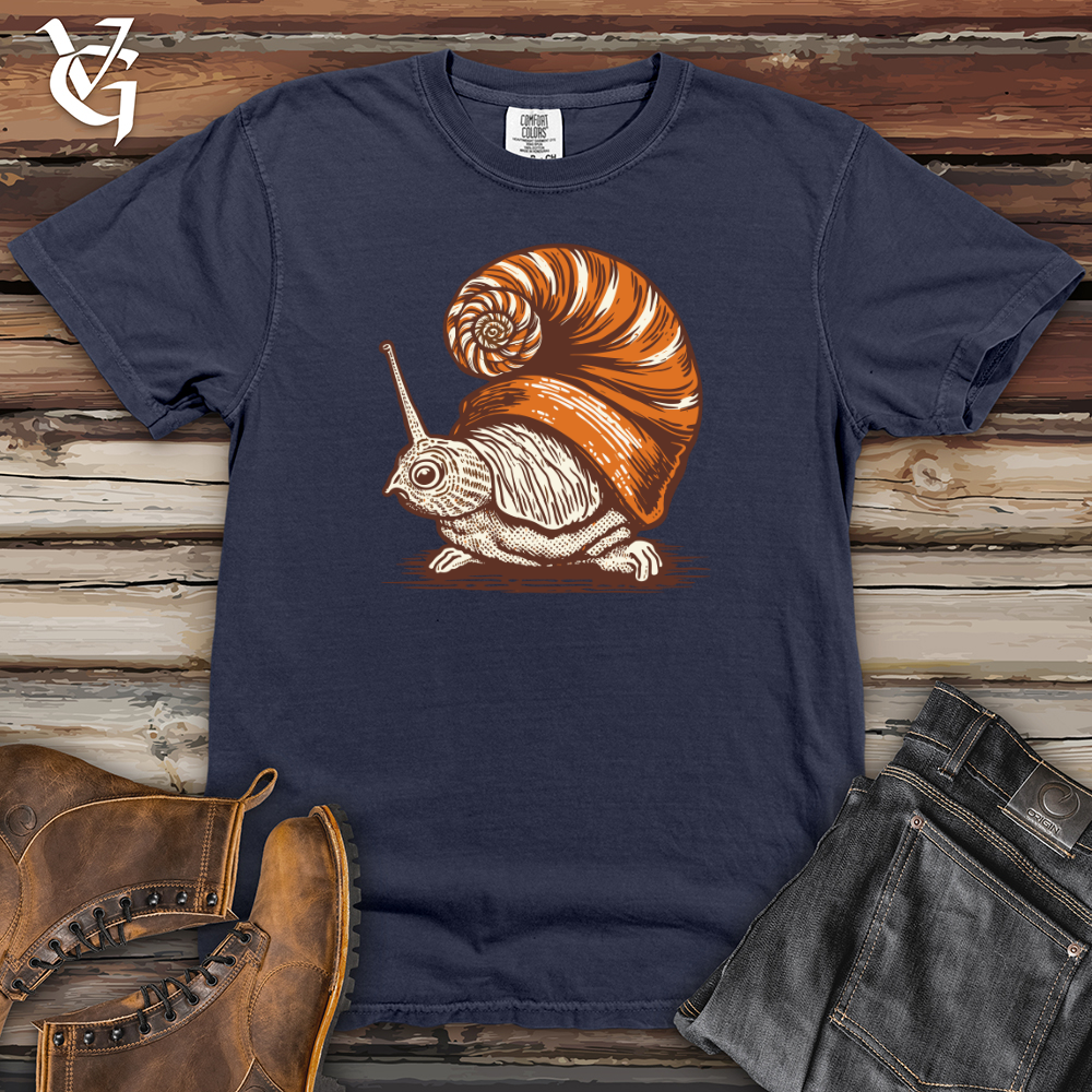 Viking Goods Snail Shell Elegance Heavy Cotton Comfort Colors Tee Navy / L