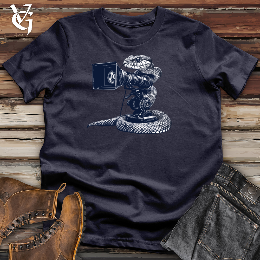 Viking Goods Snake Cinematic Shoot Cotton Tee Navy / L