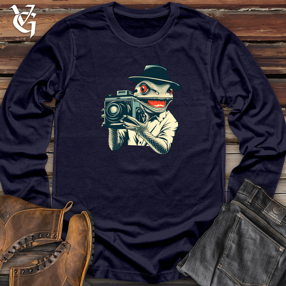 Viking Goods Snapshot Lizard Lens Long Sleeve Navy / L