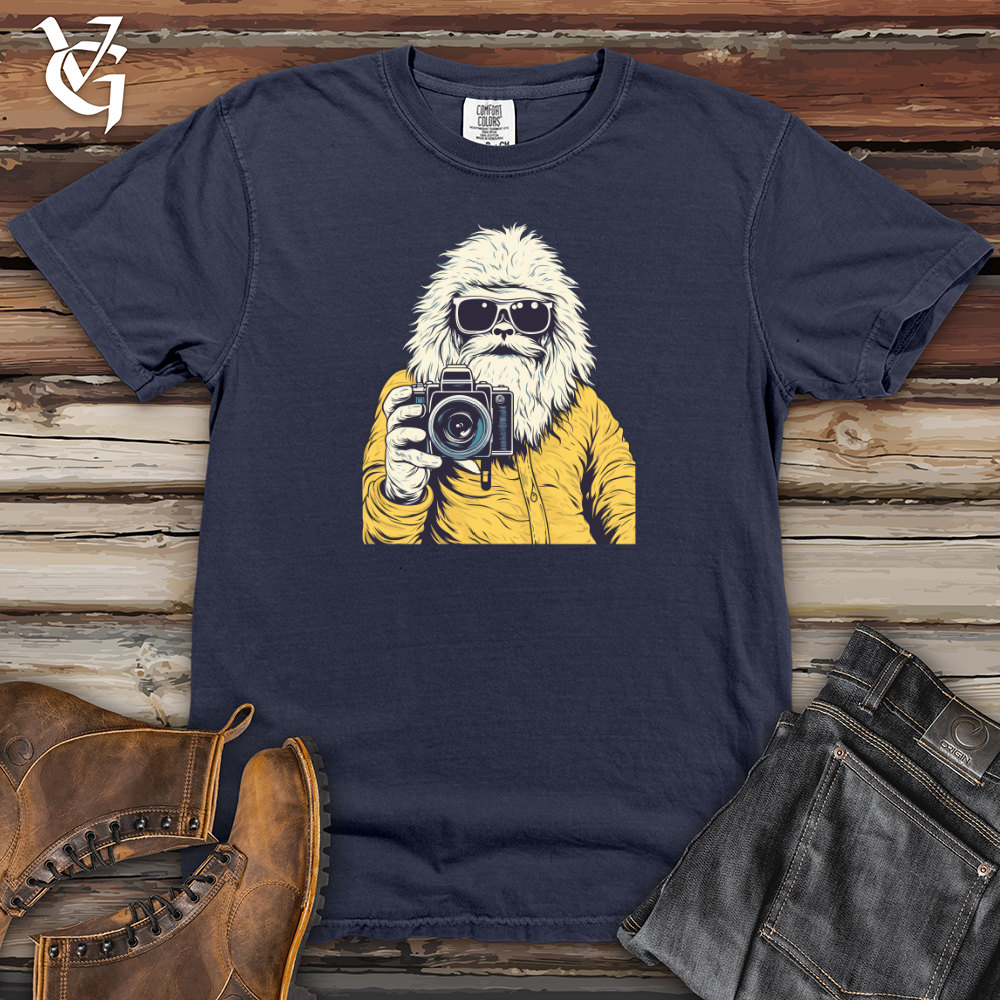 Viking Goods Snapshot Sasquatch Heavy Cotton Comfort Colors Tee Navy / L