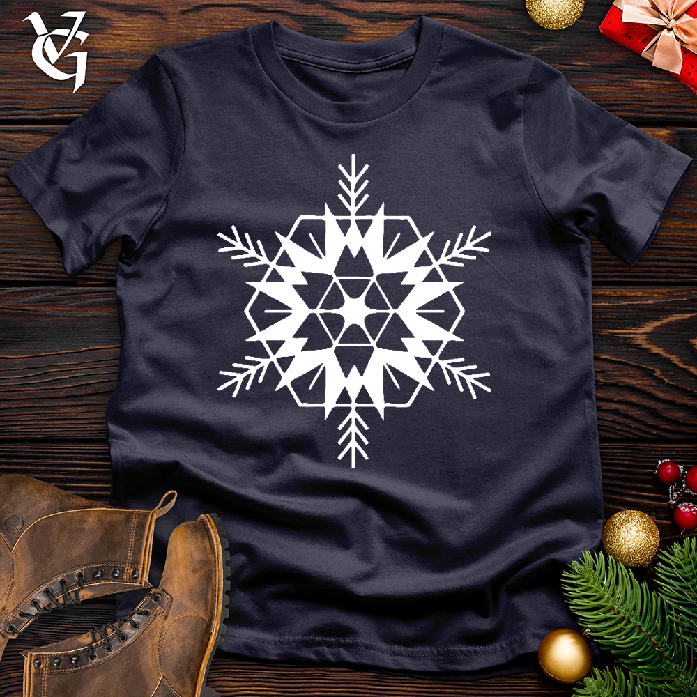 Viking Goods Snowflake Sign Cotton Tee Navy / L