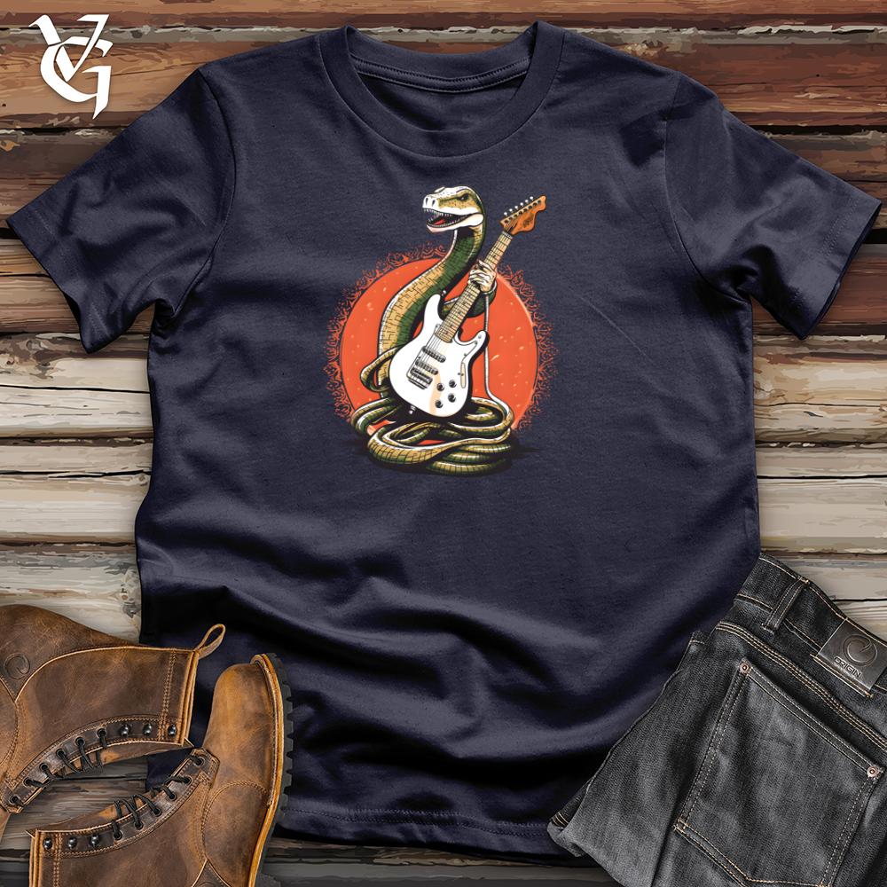 Viking Goods Sonic Serpent Shred Cotton Tee Navy / L