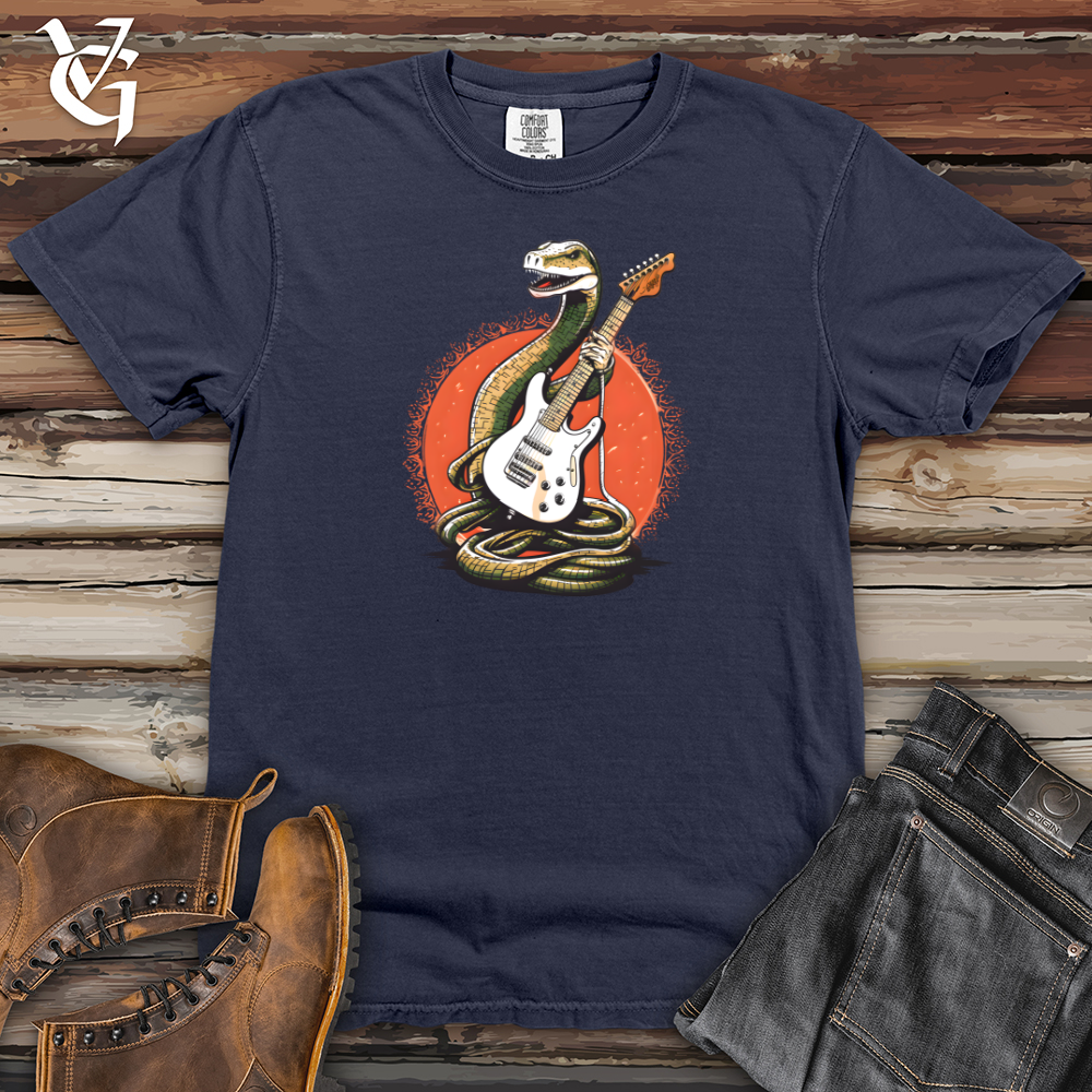 Viking Goods Sonic Serpent Shred Heavy Cotton Comfort Colors Tee Navy / L