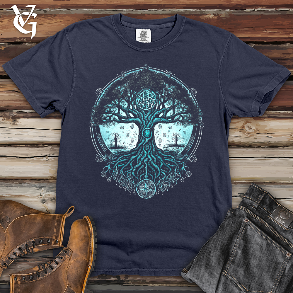 Viking Goods Spirit of Yggdrasil Heavy Cotton Comfort Colors Tee Navy / L