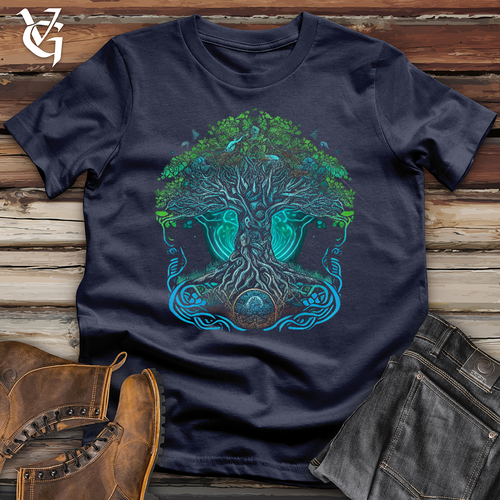 Viking Goods Spirit of Yggdrasil Softstyle Tee Navy / L