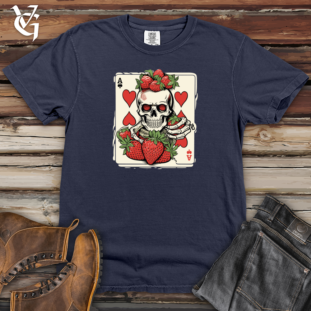 Viking Goods Spirited Strawberry Gamble Heavy Cotton Comfort Colors Tee Navy / L