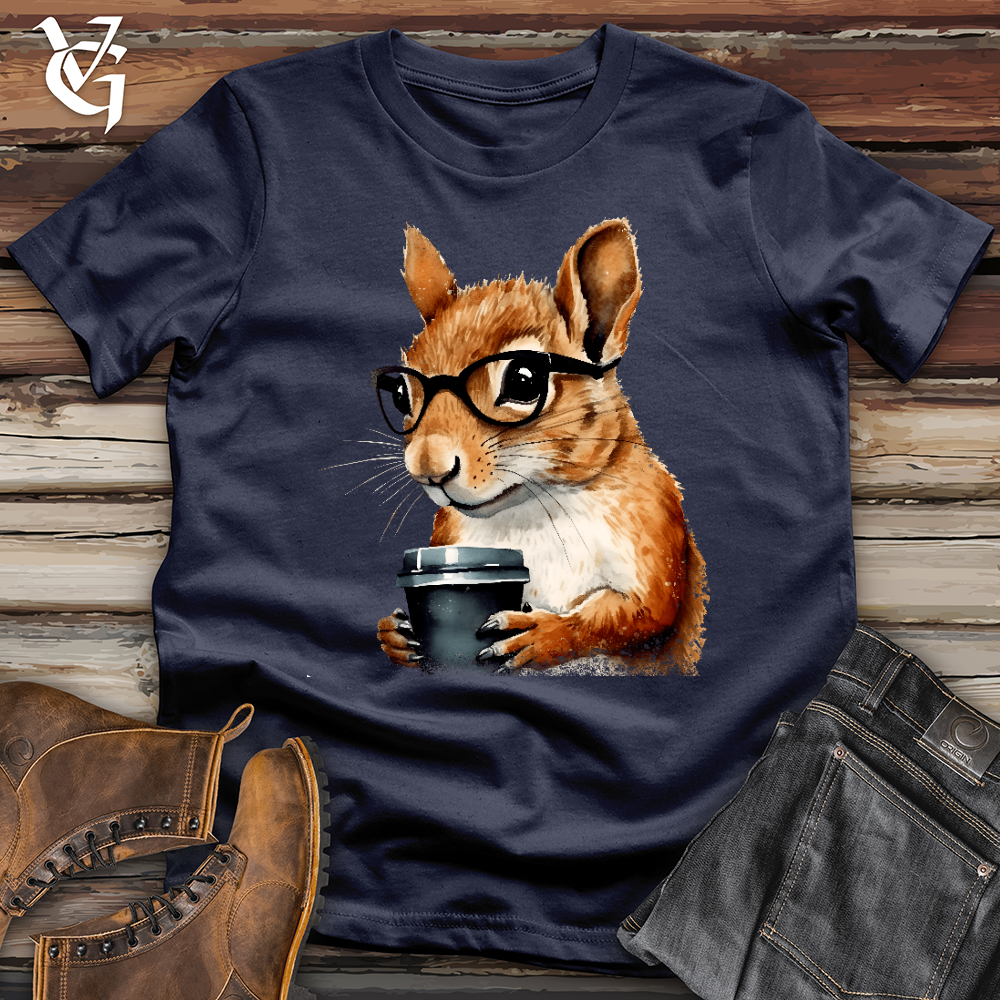 Viking Goods Squirrel Boss Softstyle Tee Navy / L